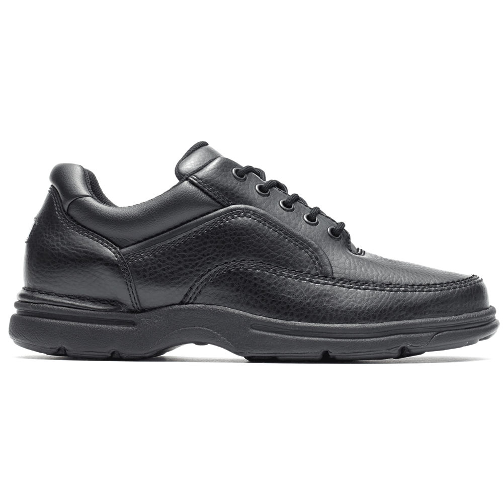 Tenis Rockport Homem Pretas - Ridgefield Eureka - 89415FQLH